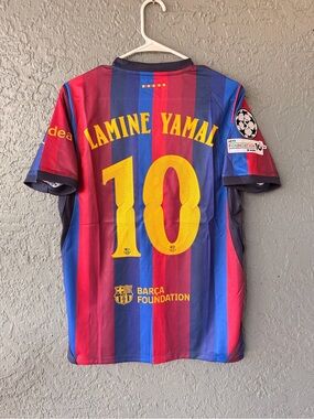 Lamine Yamal Barcelona 2026/27 Jersey Men size